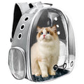 Grey Ventilated Cat Backpack Carrier Y669
