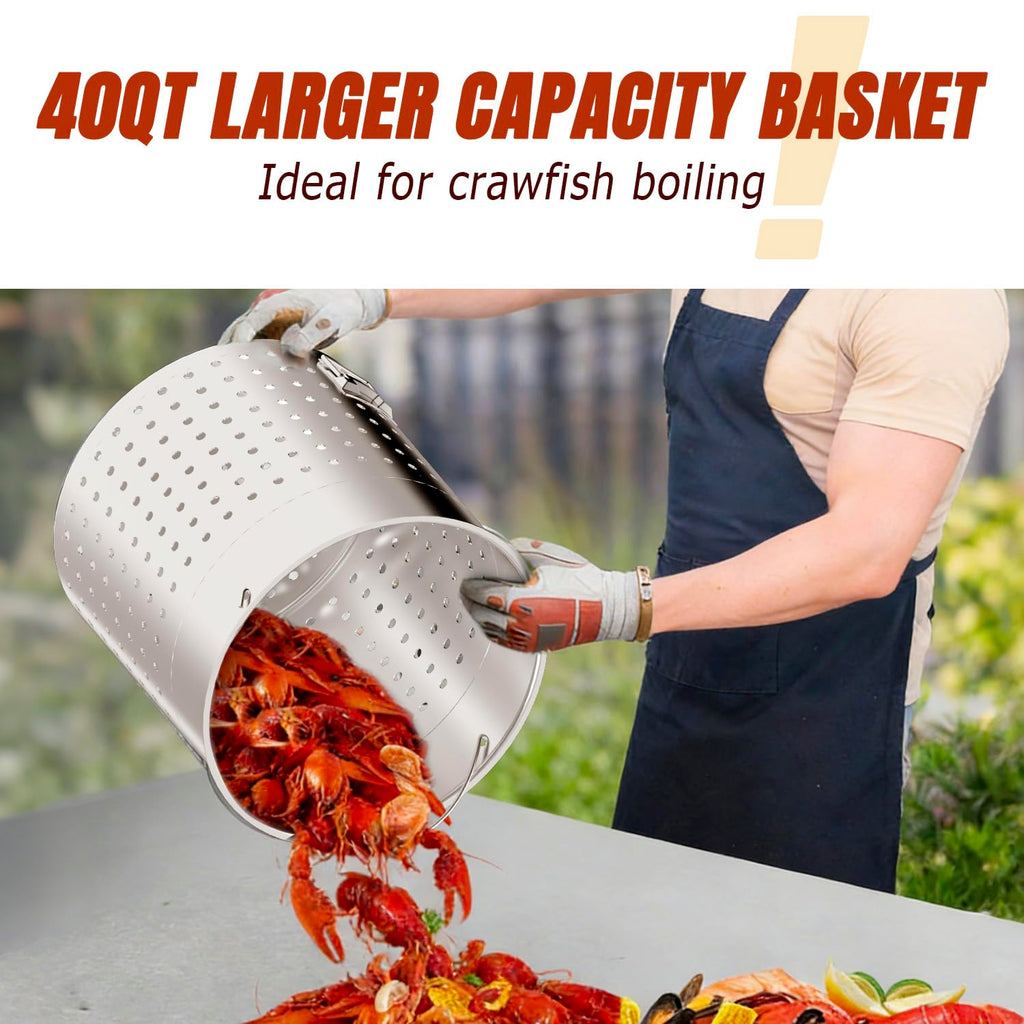 60QT Stainless Steel Stock Pot L1828
