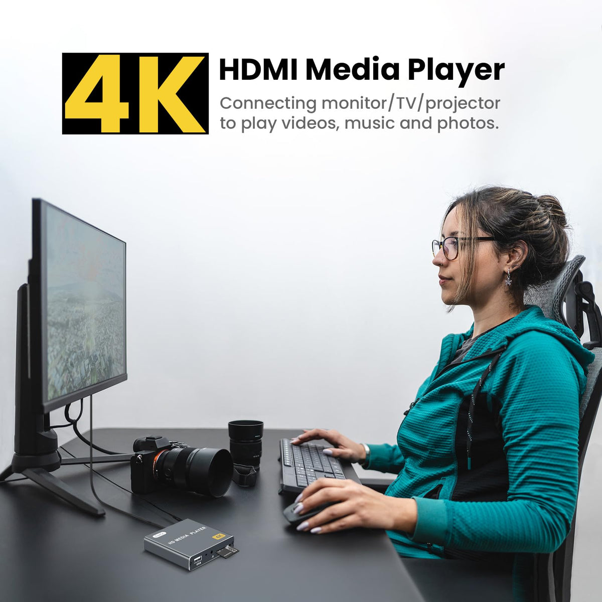 4K Full-HD Media Player with USB/SD Card Slot B112