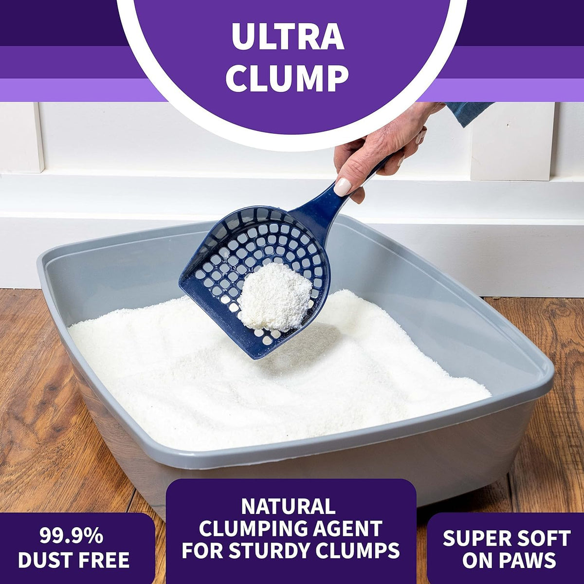Unscented Crystal Clumping Cat Litter 8lb V3440