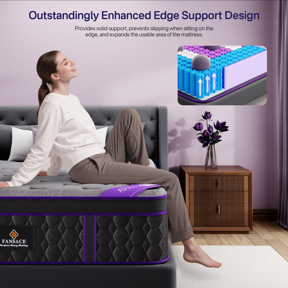 12 Inch Full Size Hybrid Mattress B59394