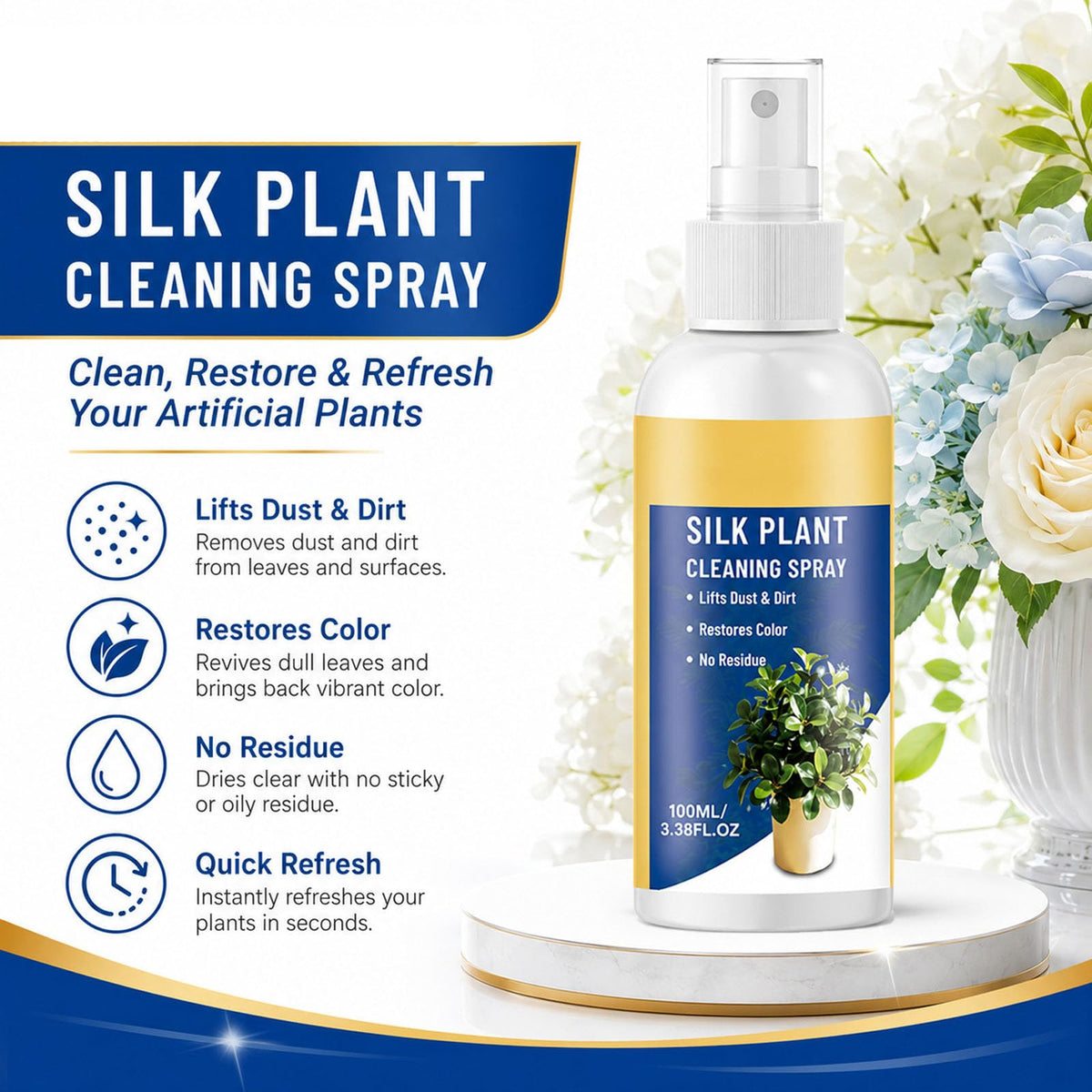 Artificial Flower Cleaning Spray, 9PCS M8277