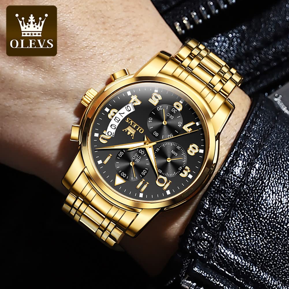 Waterproof Stainless Steel Quartz Analog Watch U1387
