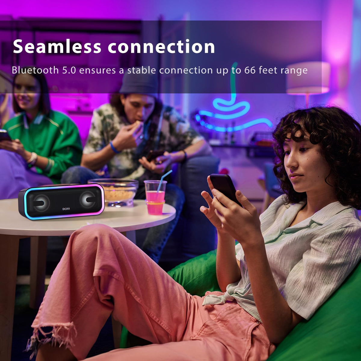 Bluetooth Speaker 24W Stereo V8416