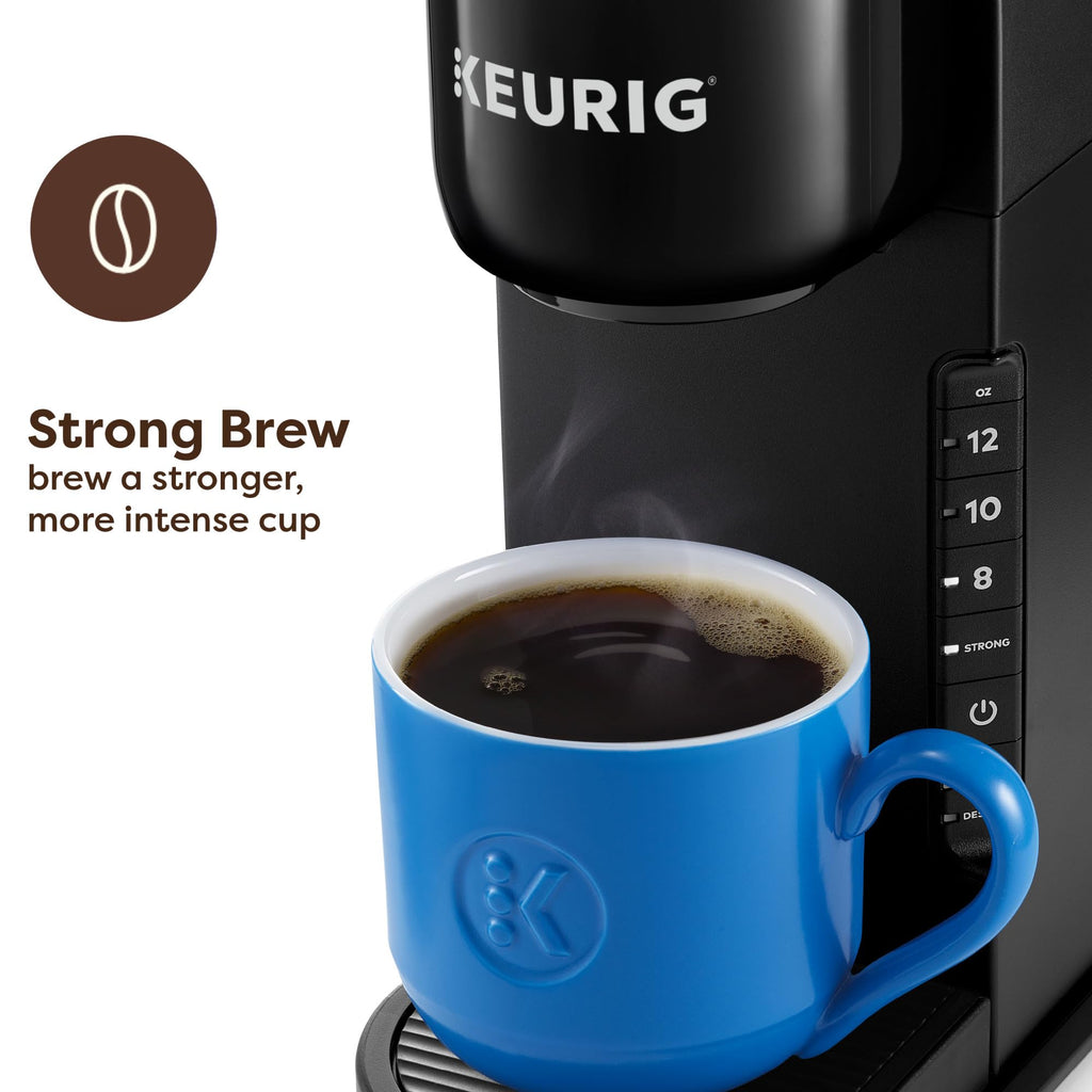 Single Serve K-Cup Pod Coffee Maker, 3 Brew Sizes, Black D5782
