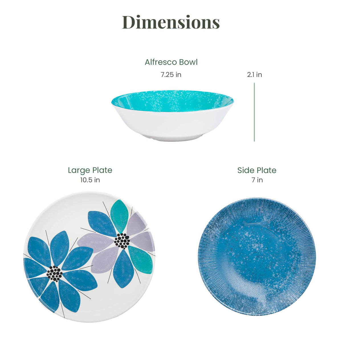 12-Piece Melamine Dinnerware Set G577