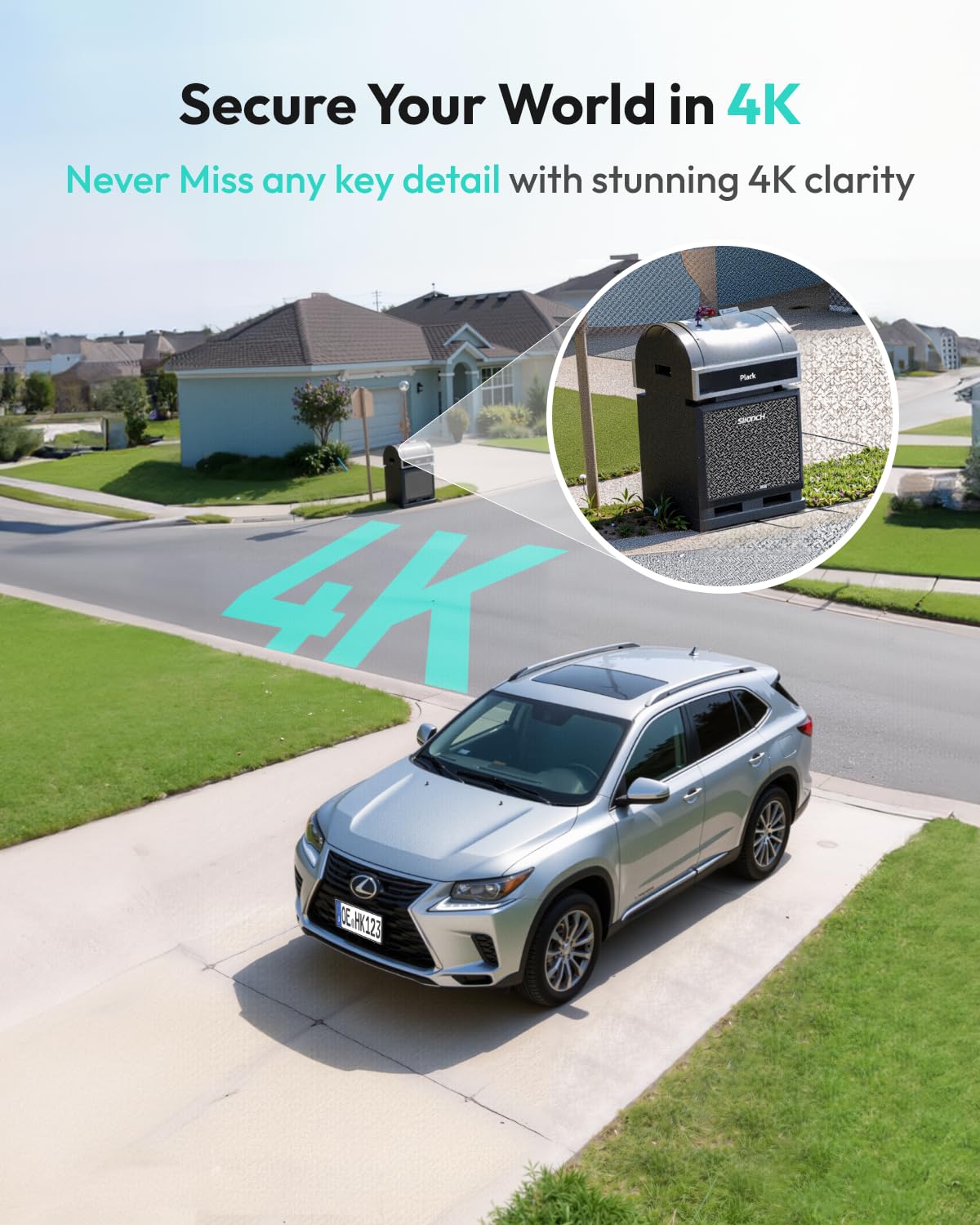 4K Wireless Outdoor Security Camera 2 Cam-Kit U953870