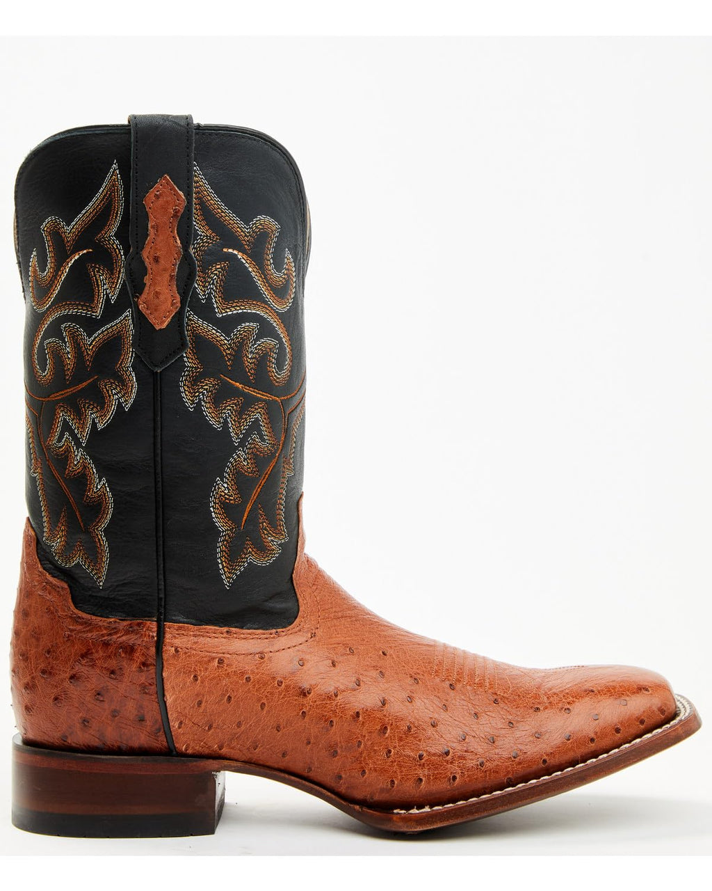Ostrich Western Boot Broad Square Toe E5223