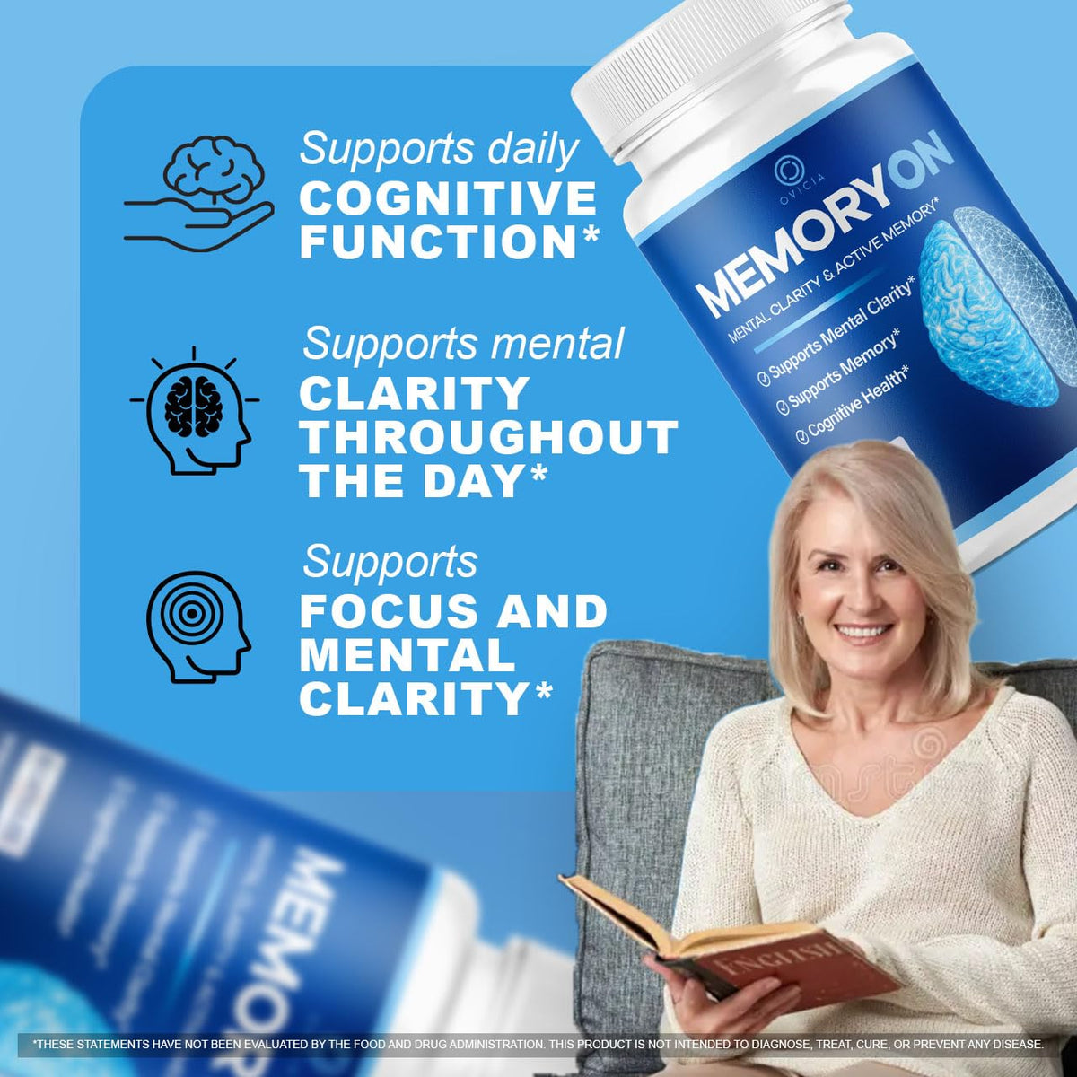 60 Capsules Brain Support Pills O605