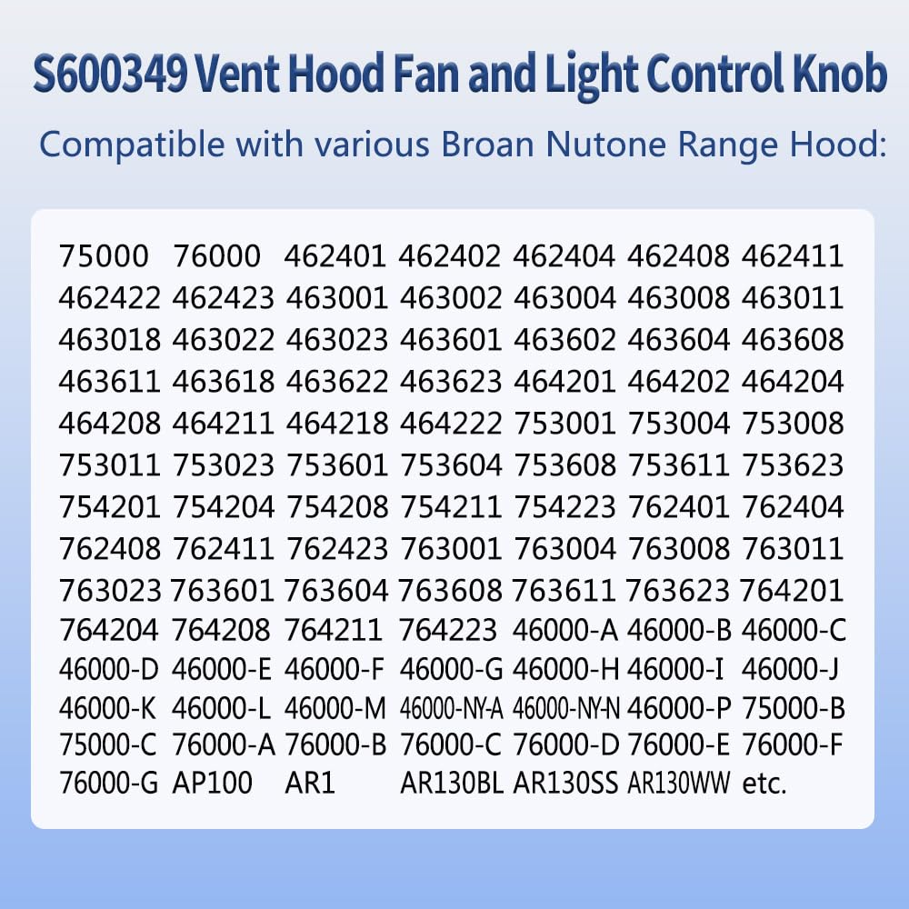 White Range Hood Knob 2Pcs U238237