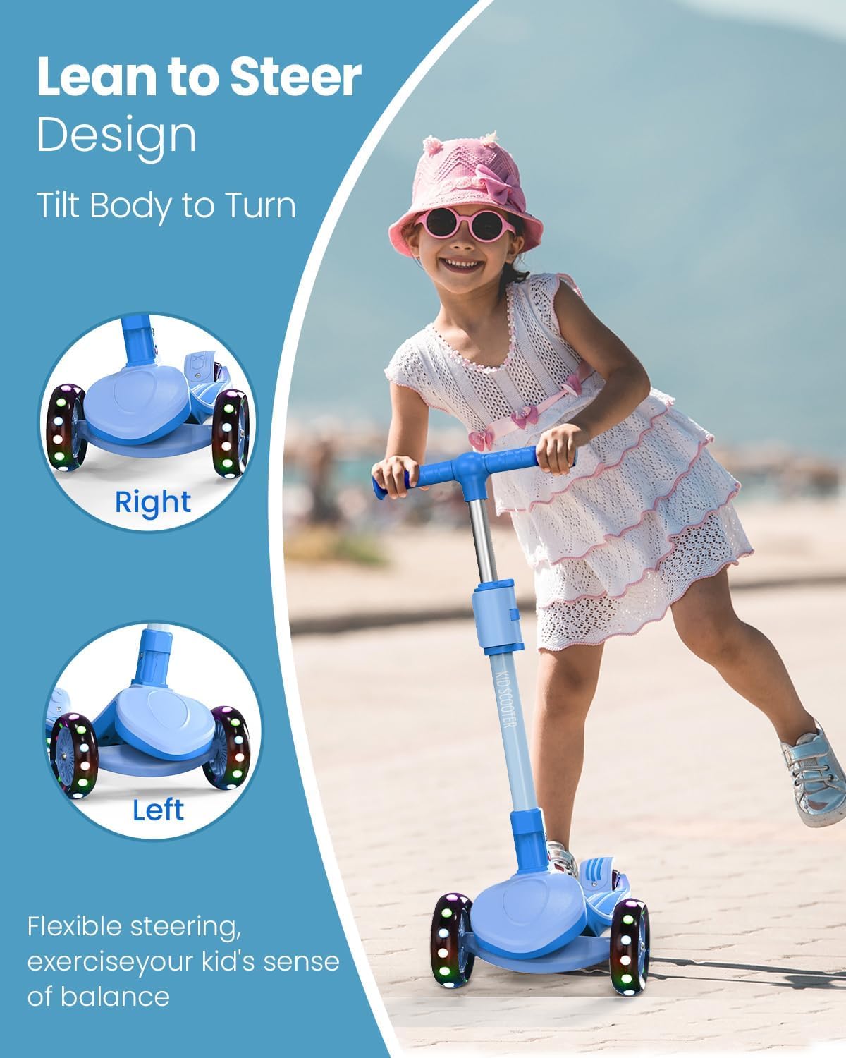 3 Wheel Foldable Kids Scooter with Seat I577