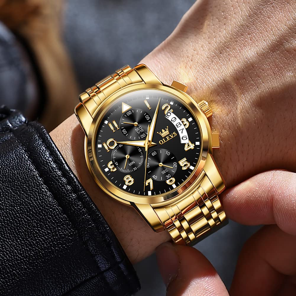 Waterproof Stainless Steel Quartz Analog Watch U1387