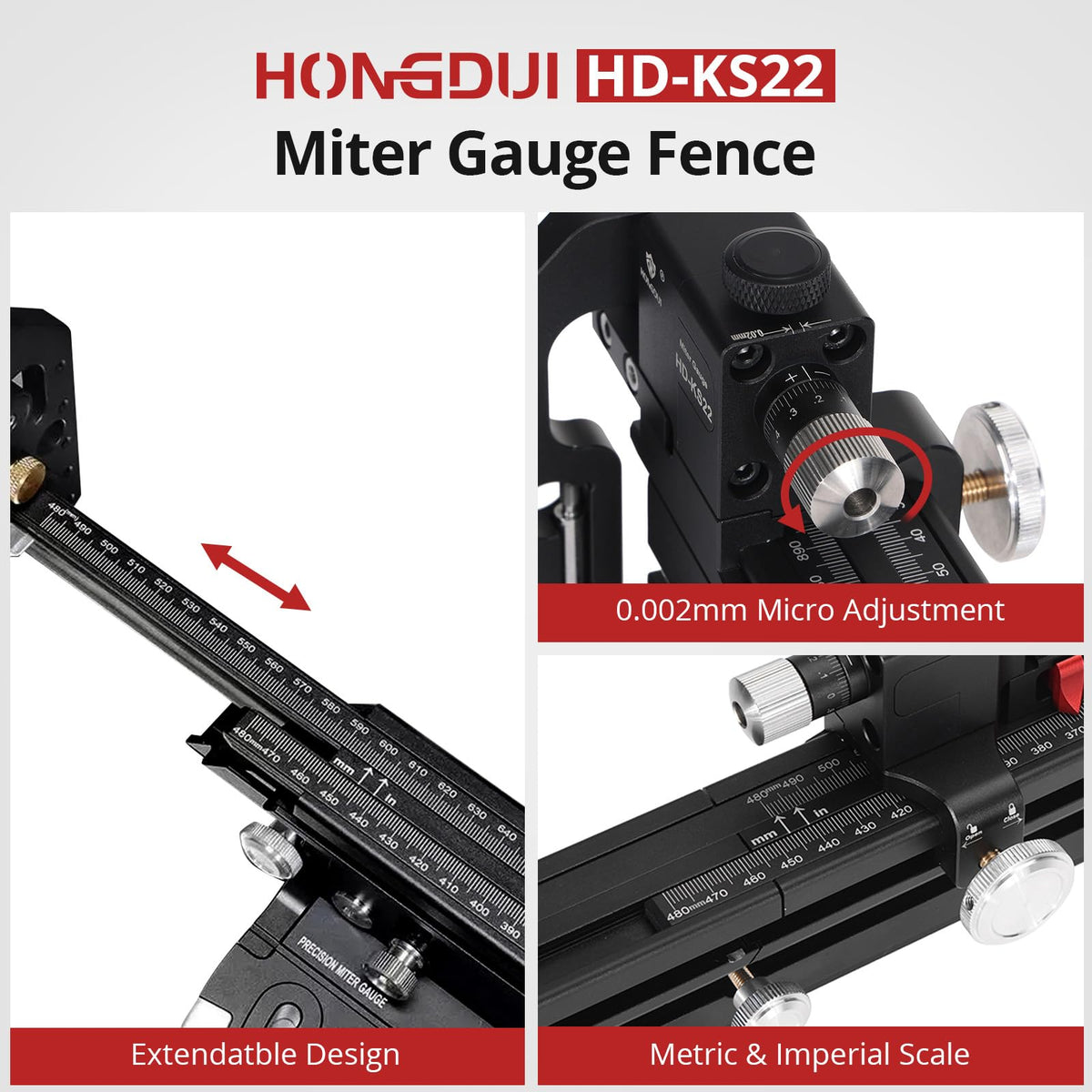 Miter Gauge Extended Fence H276