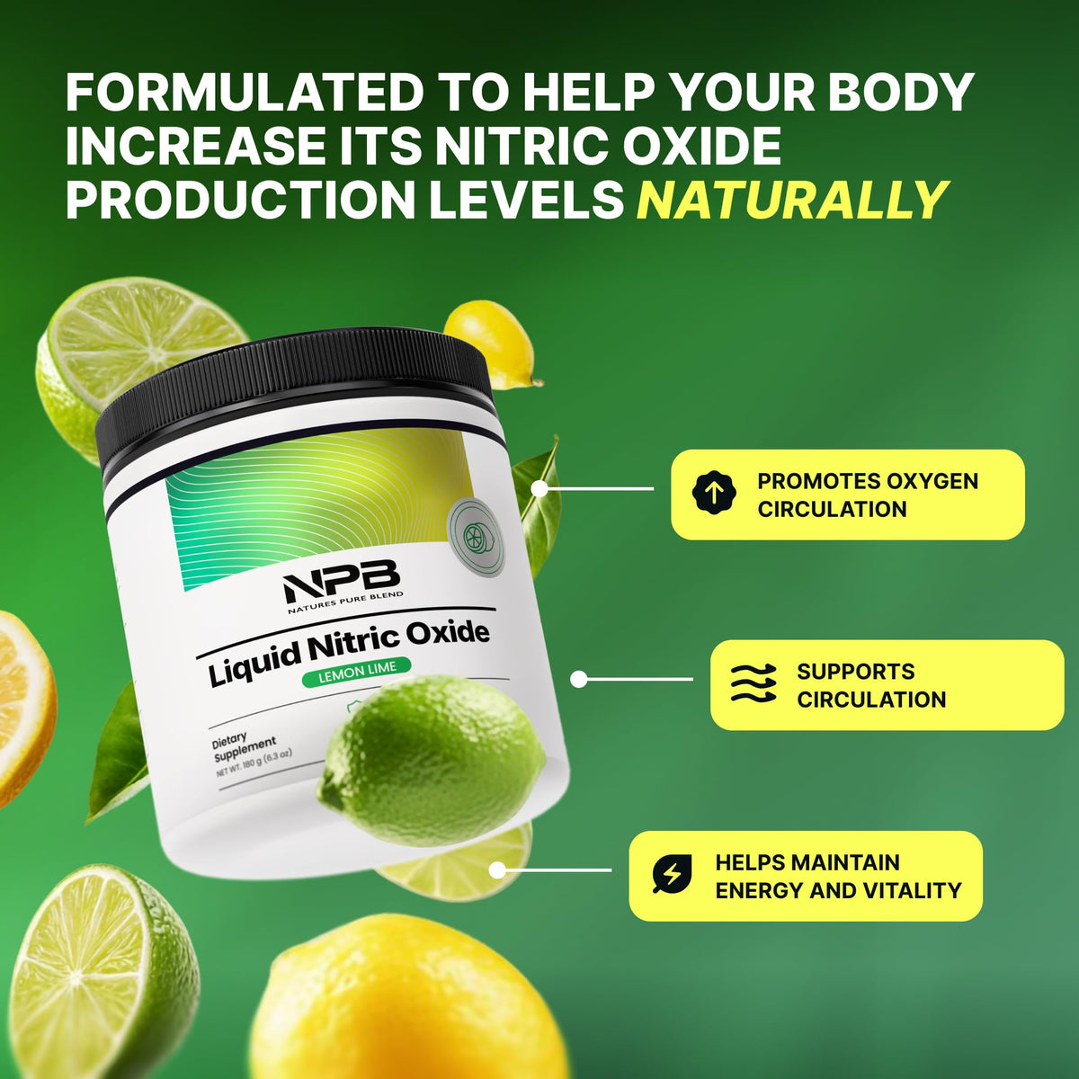 Liquid Nitric Oxide Supplement 5000 MG O940