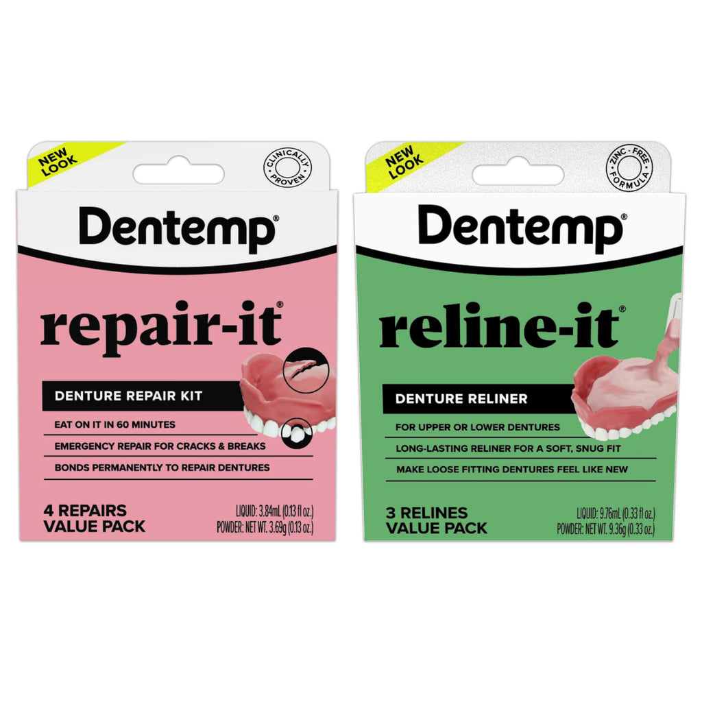 Denture Repair Kit & Denture Reliner Value Pack M728