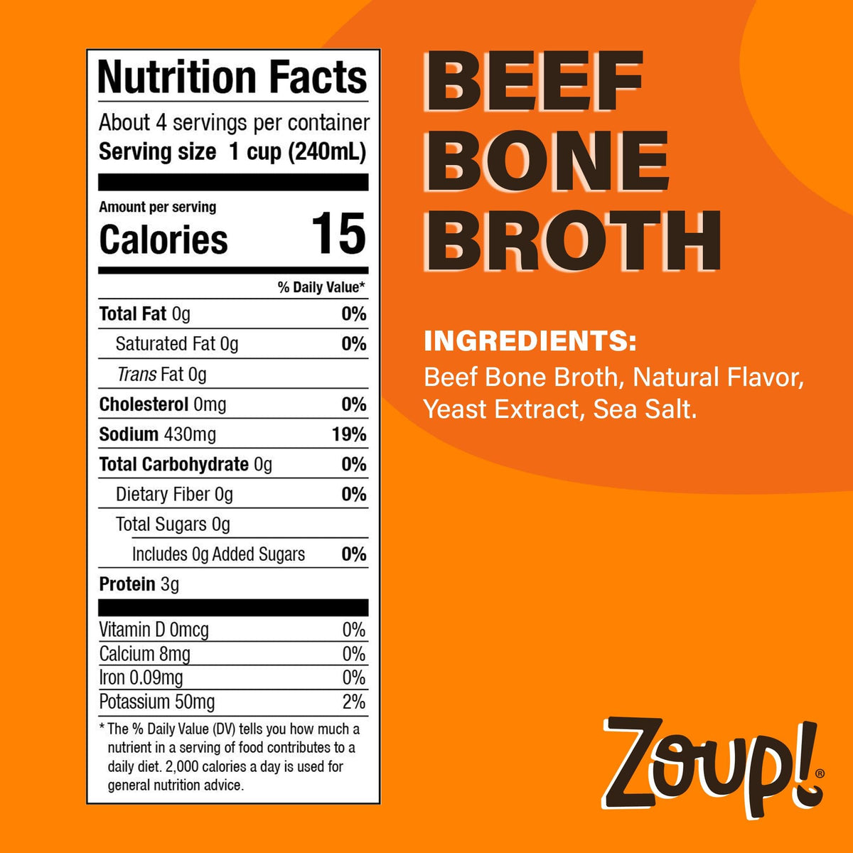Beef Bone Broth 6-Pack 32 oz S283076