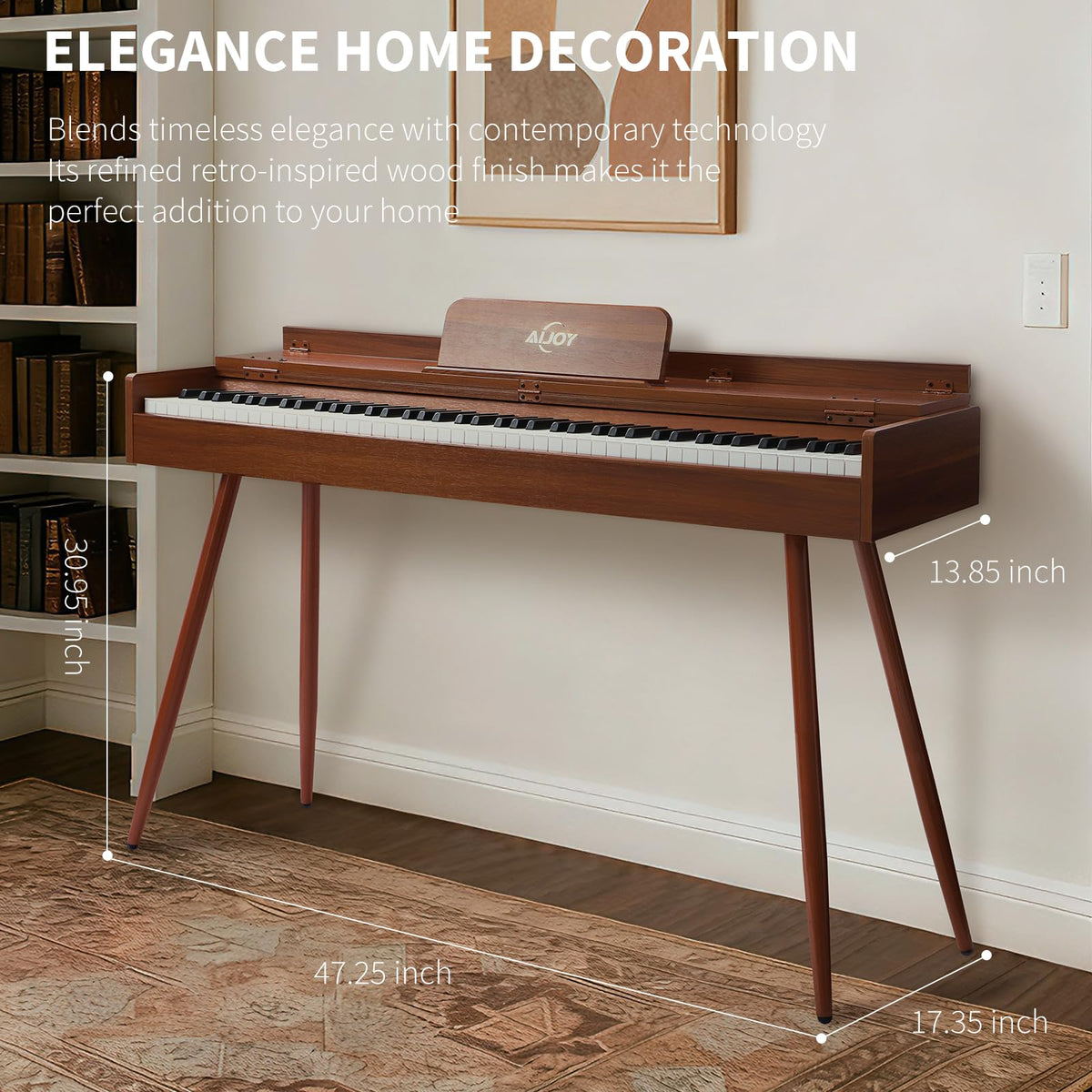 88-key Weighted Hammer-Action Digital Piano U9559