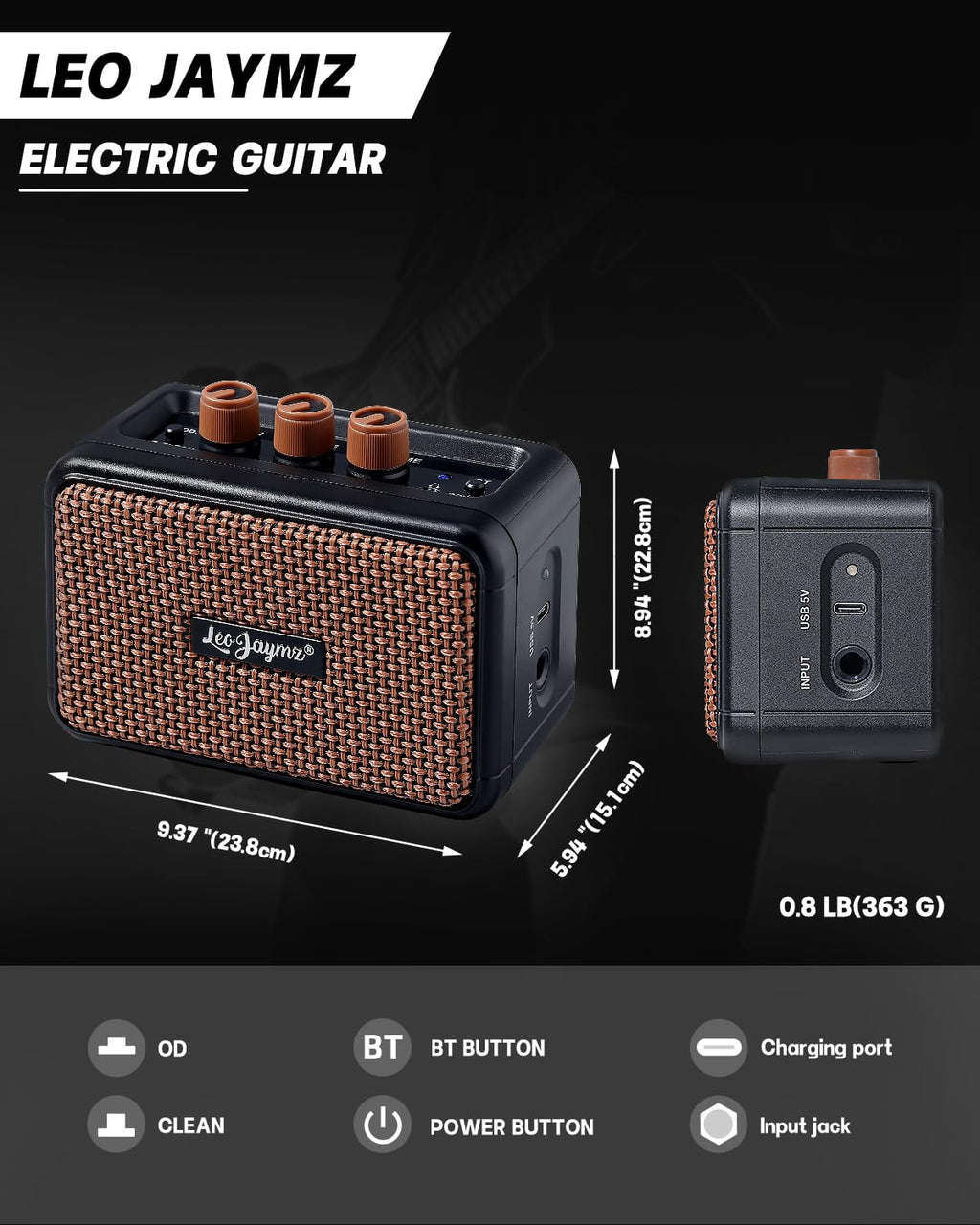 39" Full Size SSH Electric Guitar Starter Kit with Amp Y708343