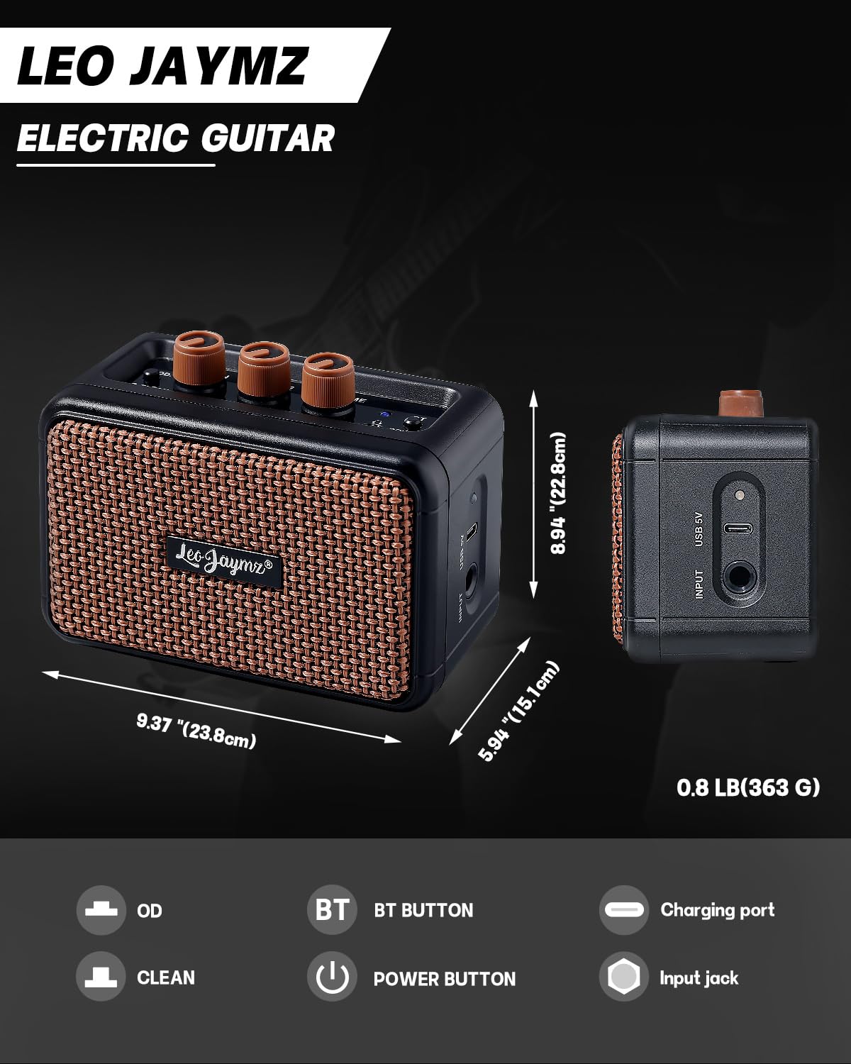 39" Full Size SSH Electric Guitar Starter Kit with Amp Y708343