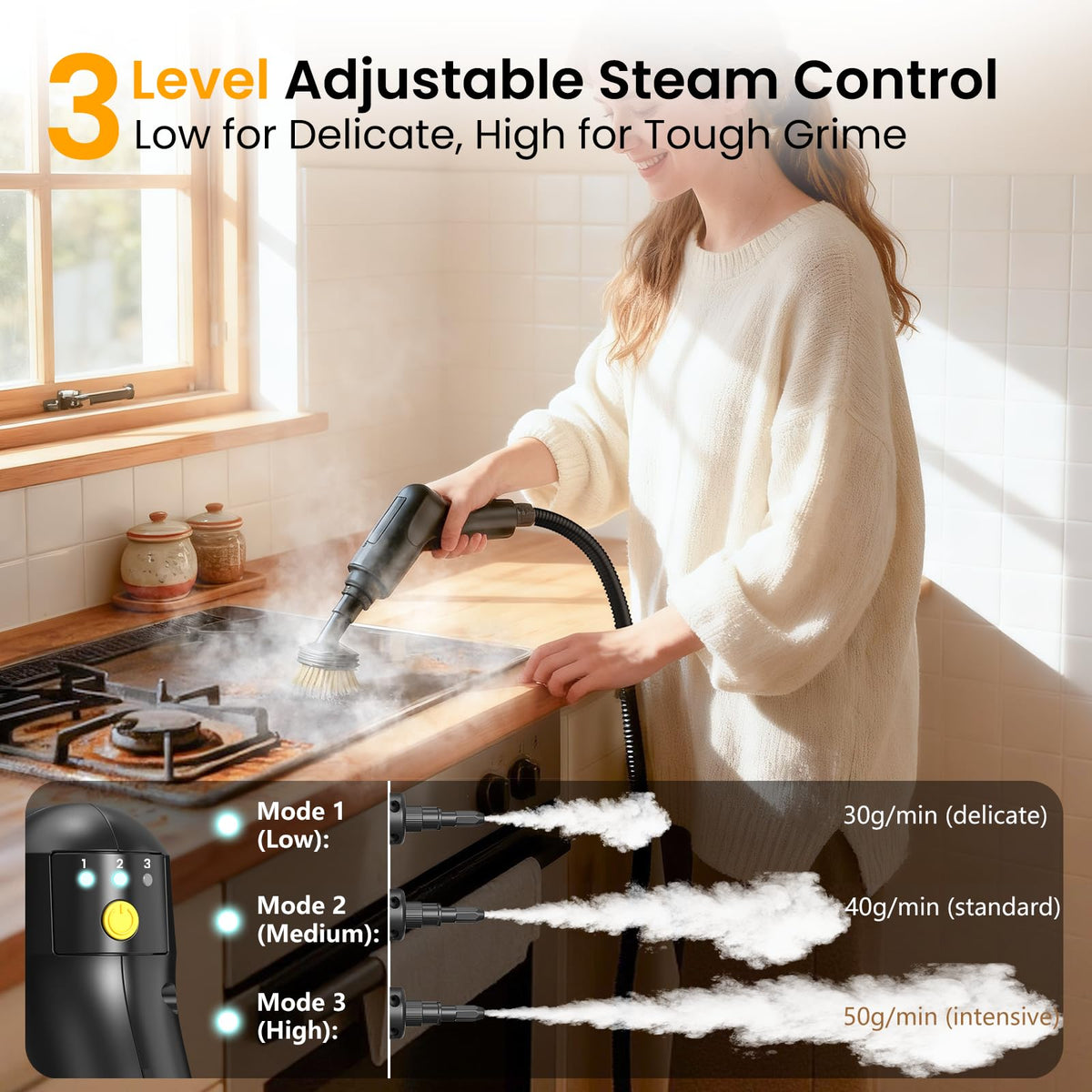 1600ML Handheld Steam Cleaner Y672