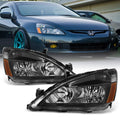 Black Crystal Headlights Driver + Passenger Side M63016