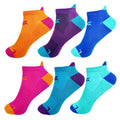 Bamboo Low Cut Running Socks for Women, Size 5-10, Pack of 6 Pairs R481
