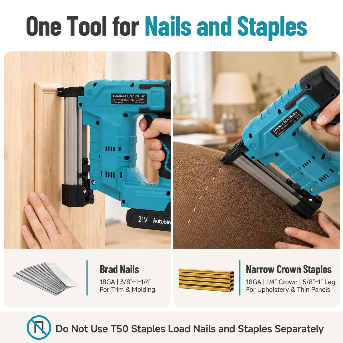Cordless Electric Nail Gun V556