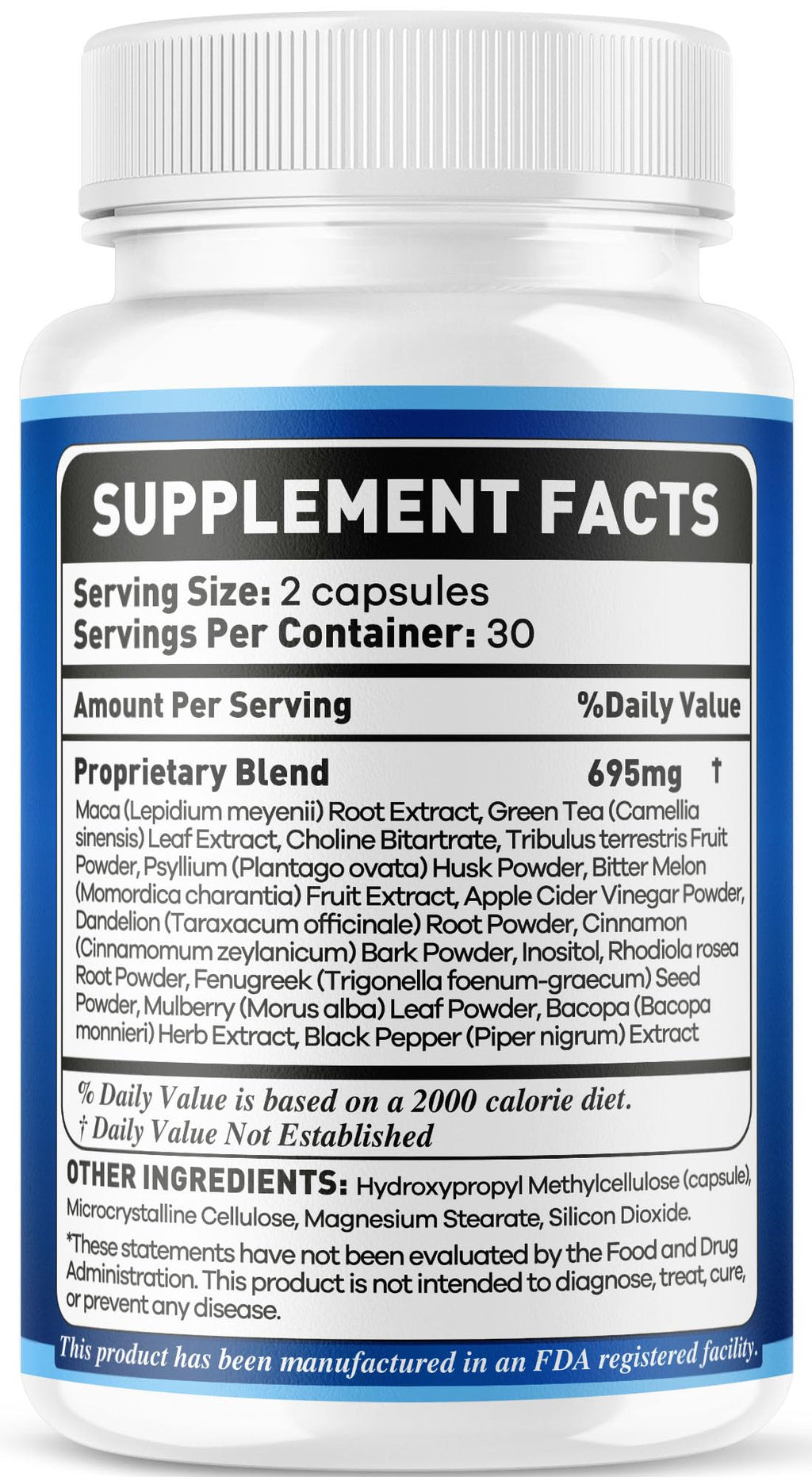 60 Capsules Brain Support Pills O605