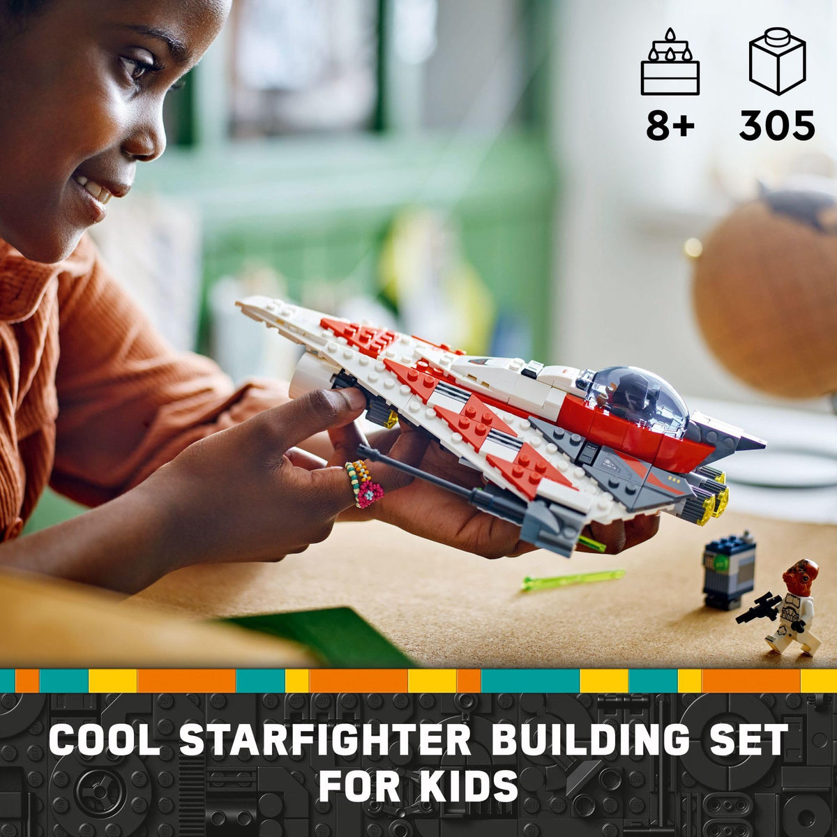 Buildable Toy Vehicle with Minifigure Y604
