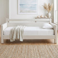 Twin Size Upholstered Platform Daybed with Headboard D308