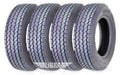 4 Premium Trailer Tires ST 205/75D15 Deep Tread A638