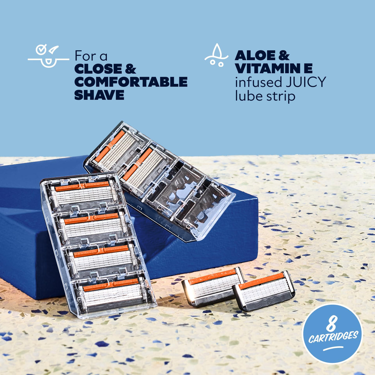 6 Blade Razor Refills 8 Pack Y303657