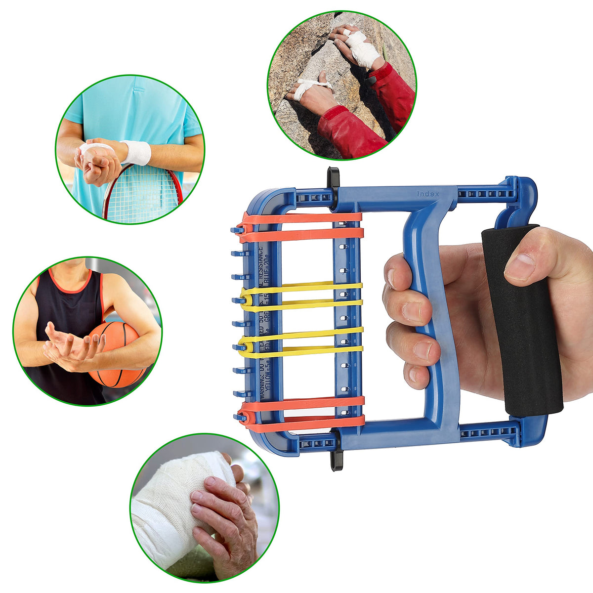 Hand Exerciser Grip Strengthener Blue L8072