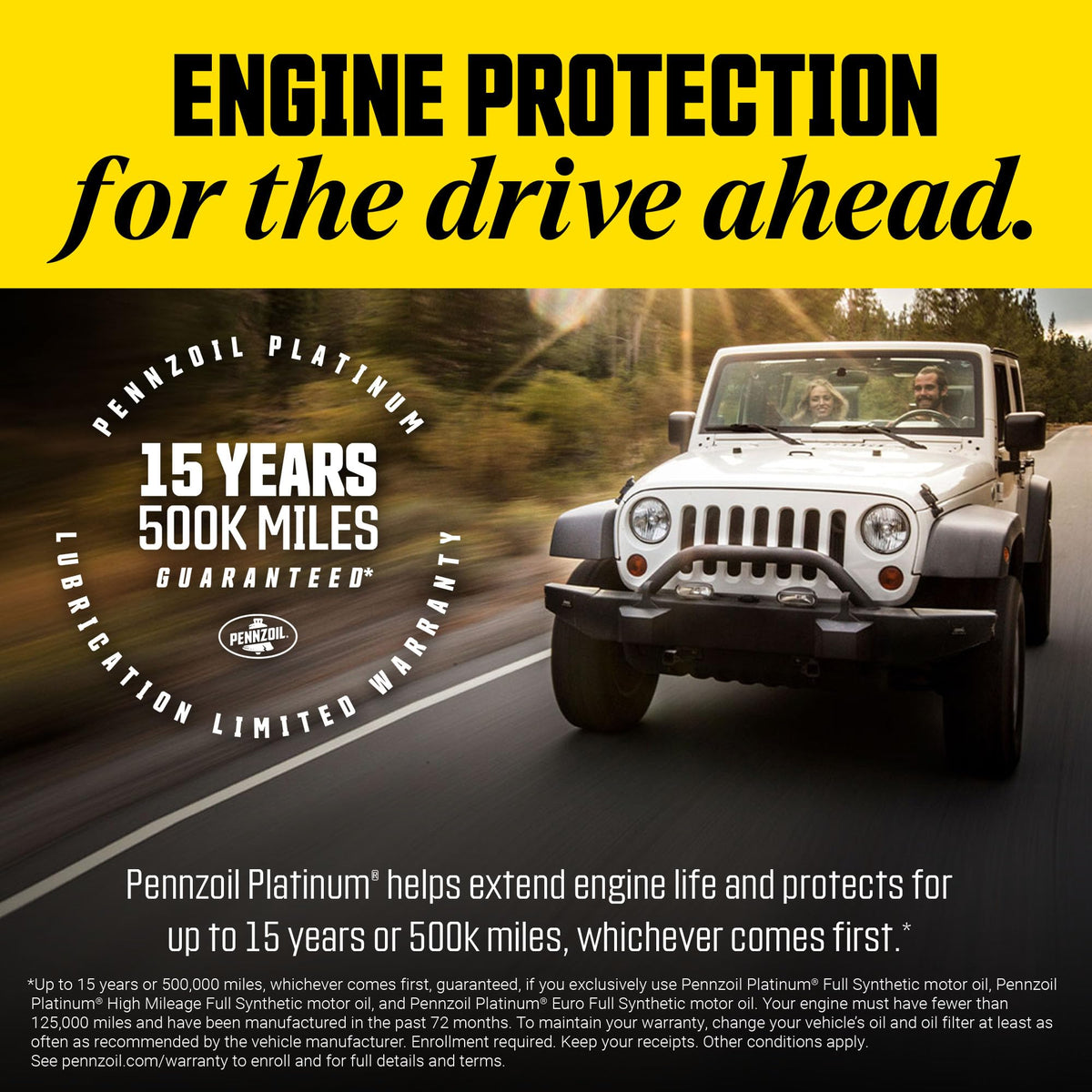 Full Synthetic 5W-30 High Mileage Motor Oil 1-Quart G629