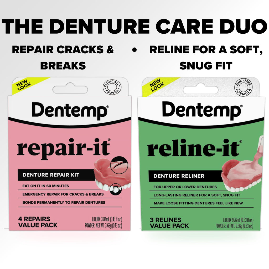 Denture Repair Kit & Denture Reliner Value Pack M728