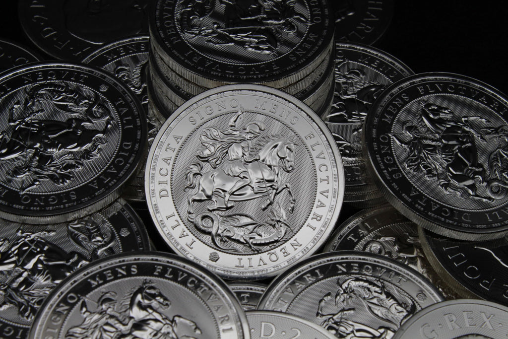 1 oz Silver Saint George and the Dragon £2 E35734