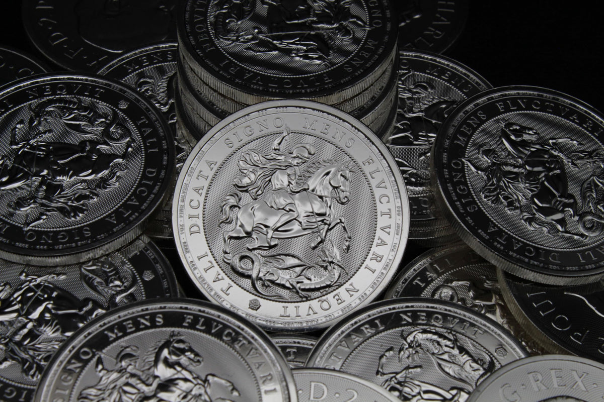 1 oz Silver Saint George and the Dragon £2 E35734