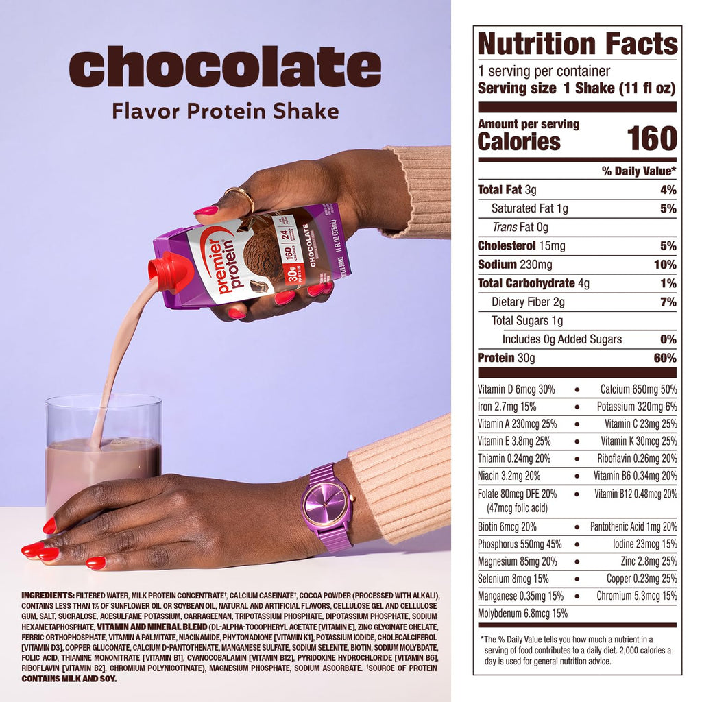 Chocolate 30g High Protein Shake 12 Pack L4713
