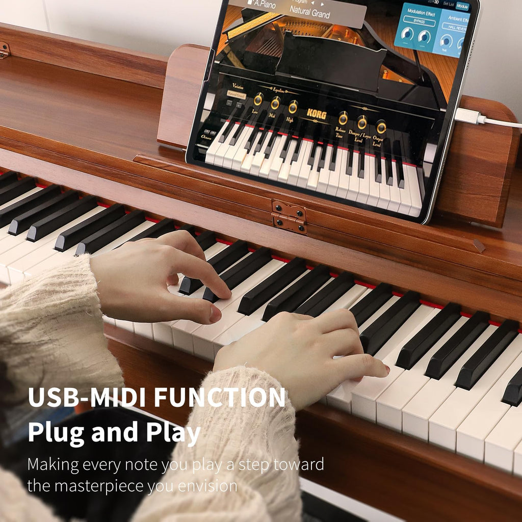 88-key Weighted Hammer-Action Digital Piano U9559