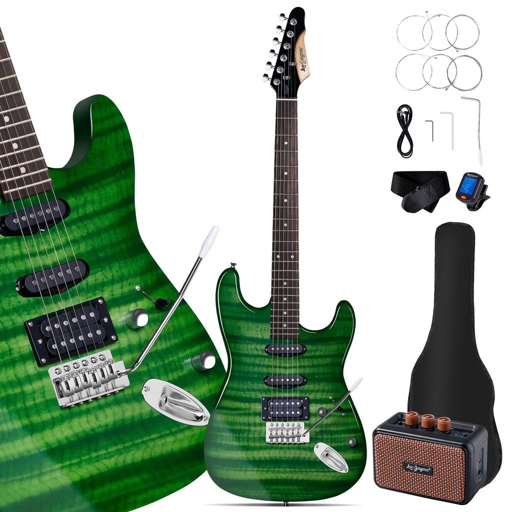 39" Full Size SSH Electric Guitar Starter Kit with Amp Y708343