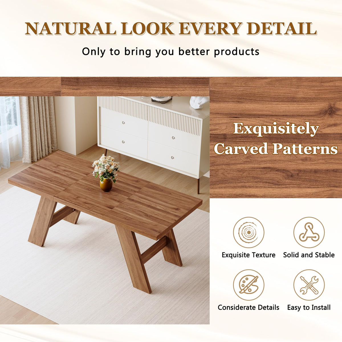 Dining Table Set for 8 H5572