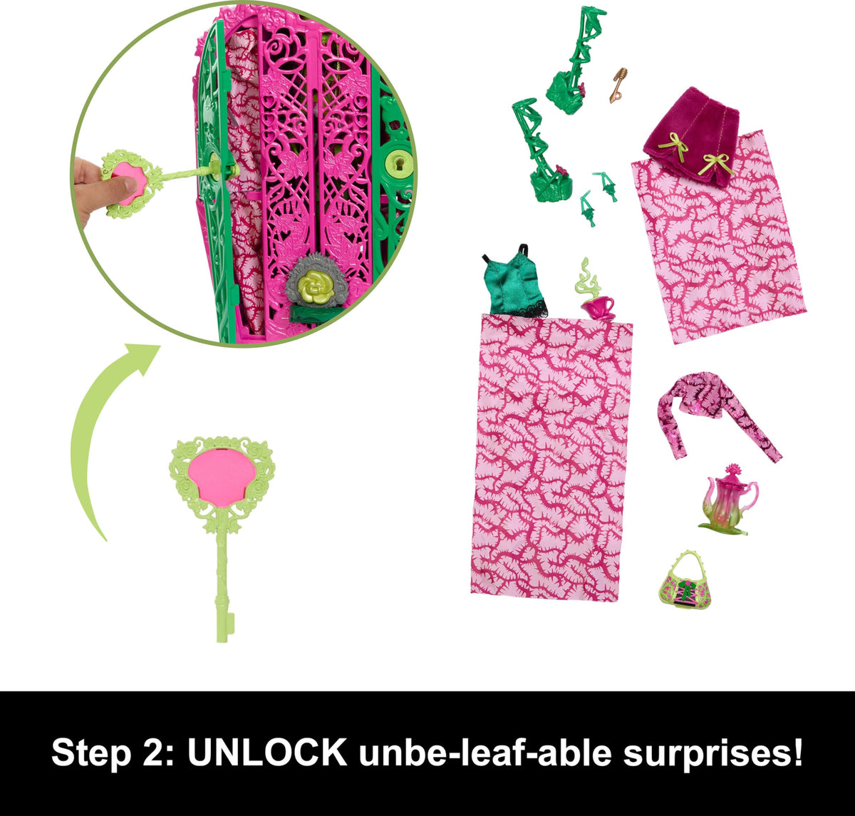 Doll & Accessories Set with Closet I6447