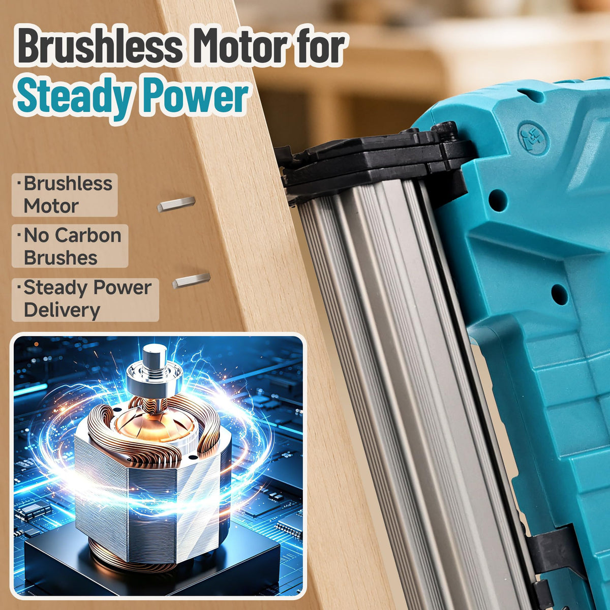 Cordless Electric Nail Gun V556
