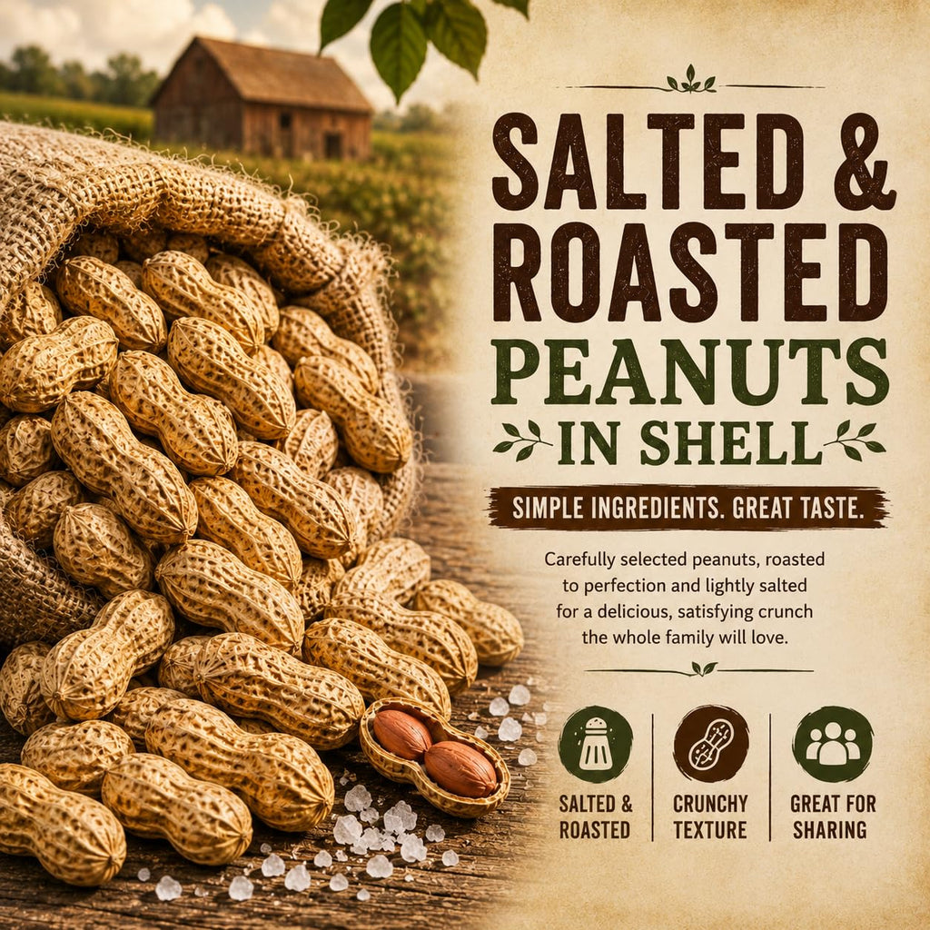 Roasted Salted Peanuts In Shell 4 LB C494172