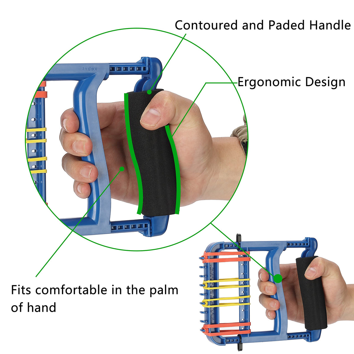 Hand Exerciser Grip Strengthener Blue L8072