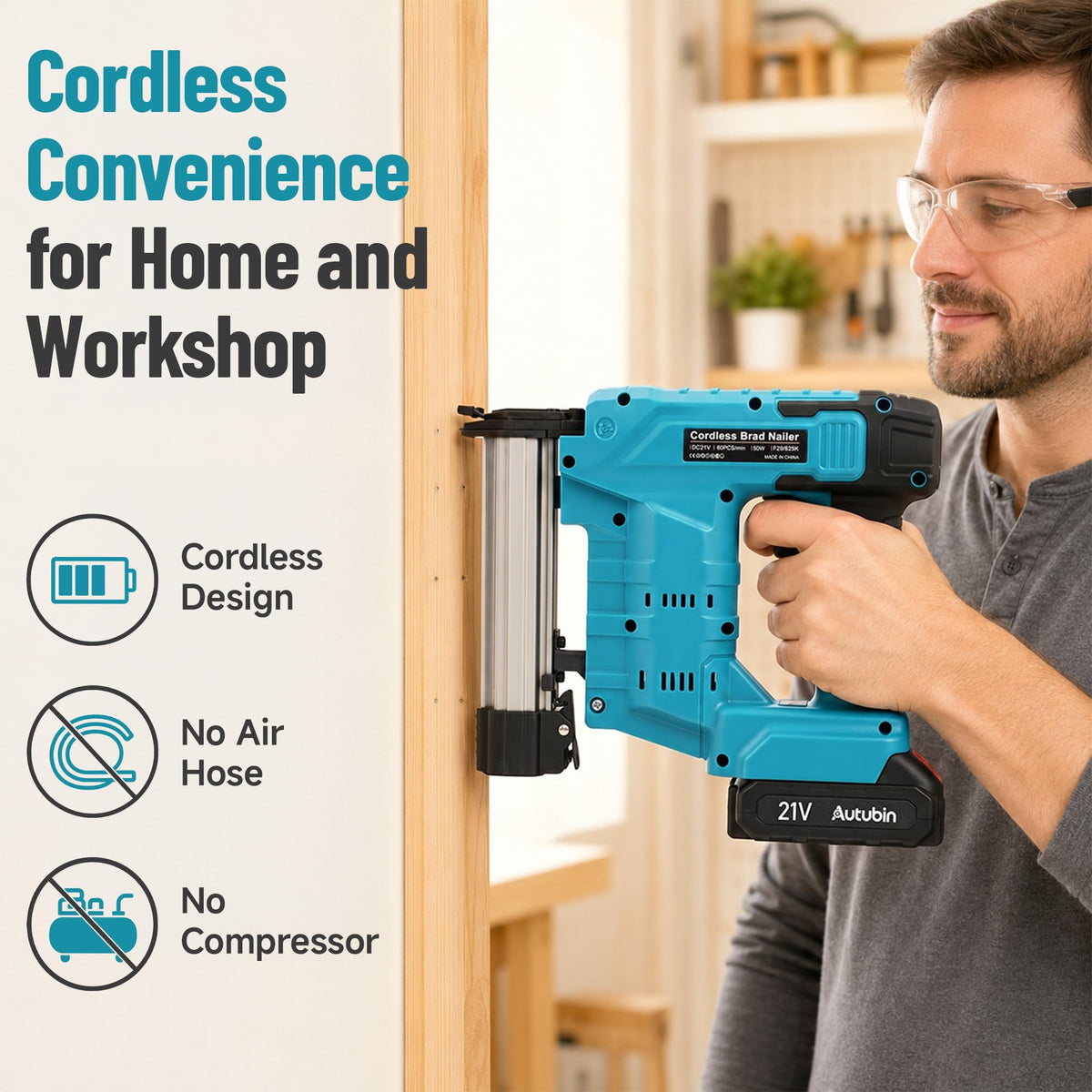 Cordless Electric Nail Gun V556