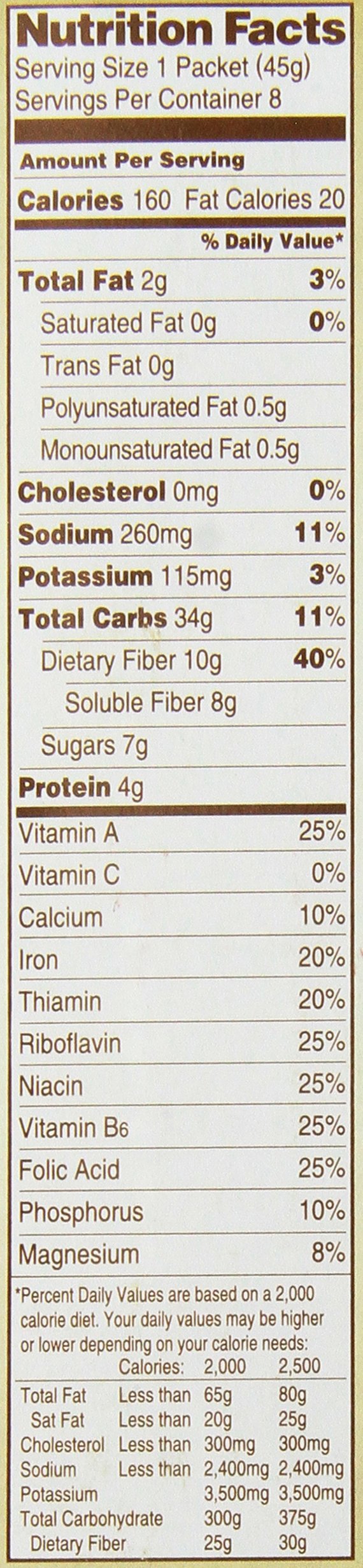 Instant Oatmeal Maple Brown Sugar 12.6-ounce Pack of 5 M993