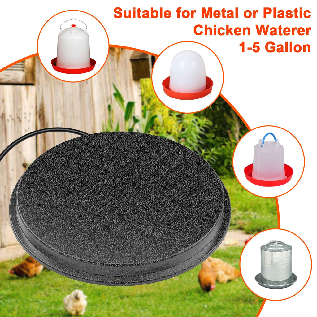 Metal Chicken Water Heater with Thermostat M453