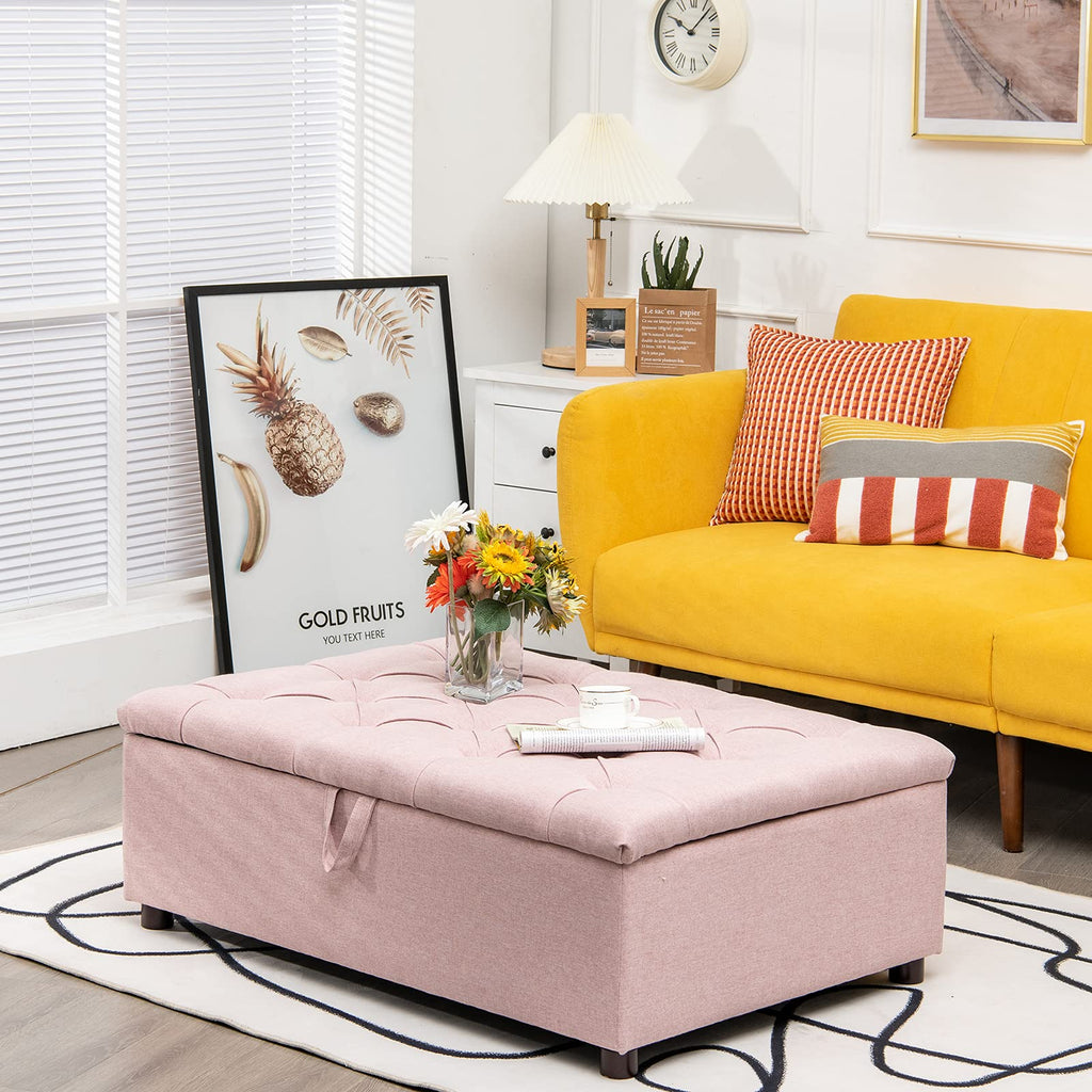 Pink Convertible Sleeper Chair with Mattress T96807