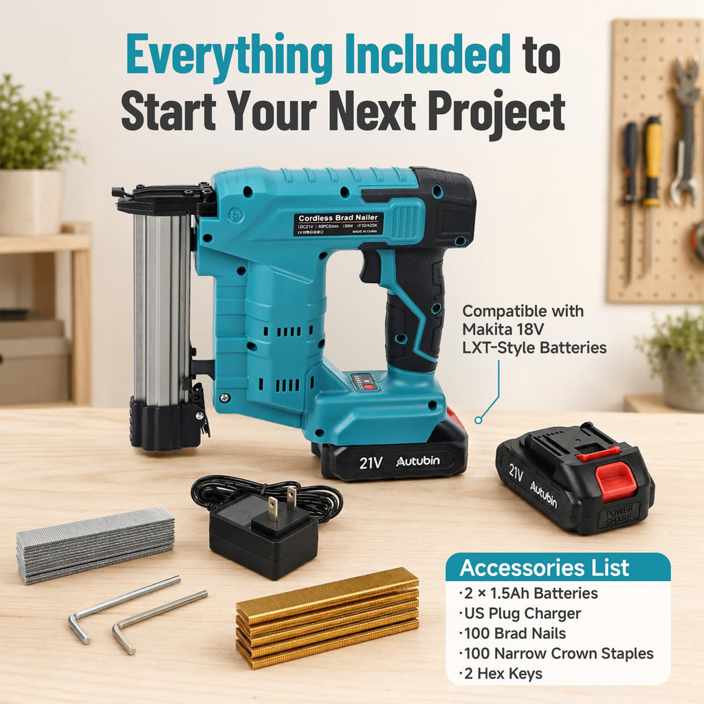 Cordless Electric Nail Gun V556